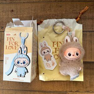 POP MART “B” Pin For Love Labubu